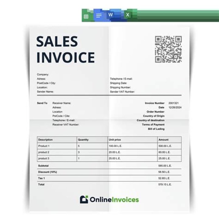 What do I do with a sales invoice?