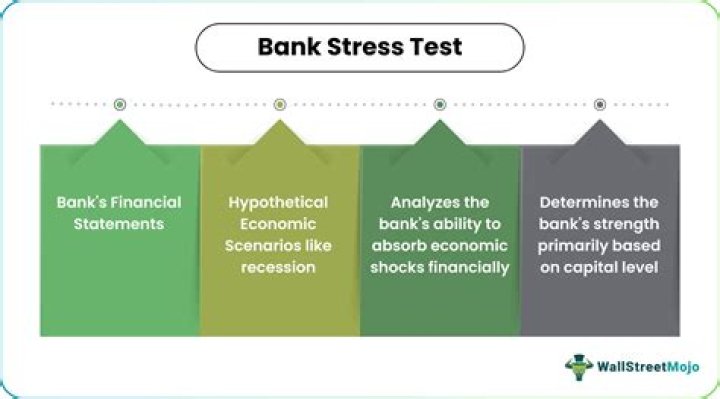 What does a stress test do in finance?