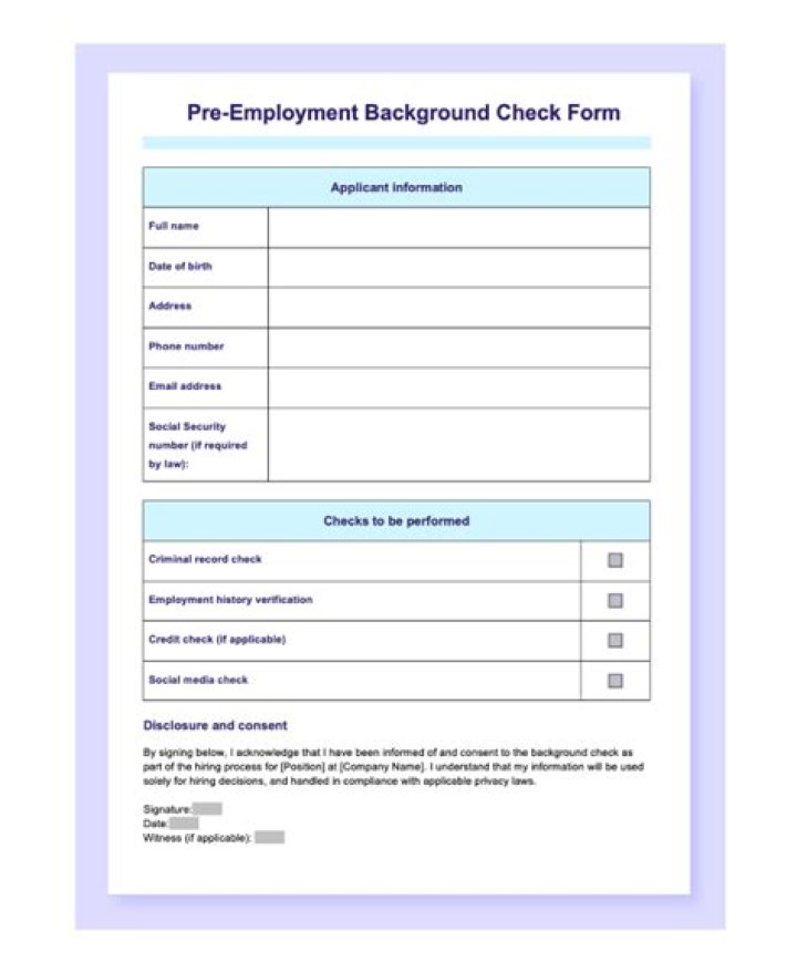 What does background screening involve?