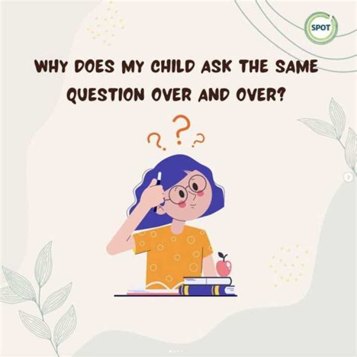 What does it mean when someone keeps asking the same question?