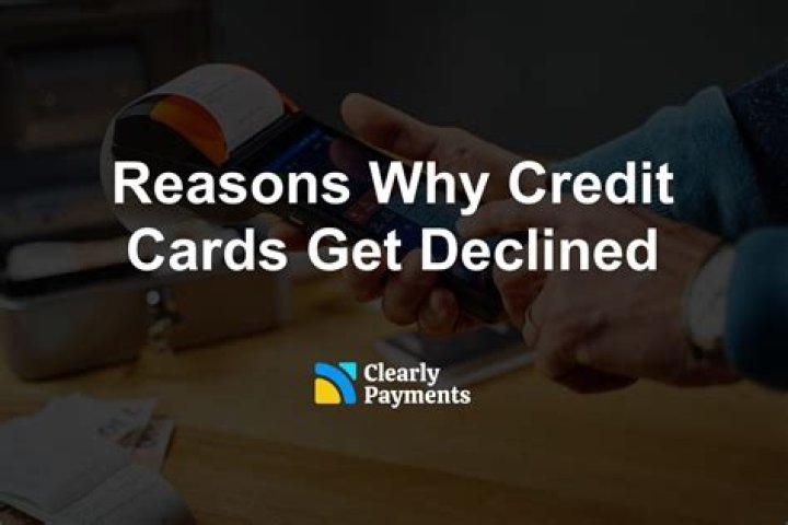 What does it mean when your credit card is declined?