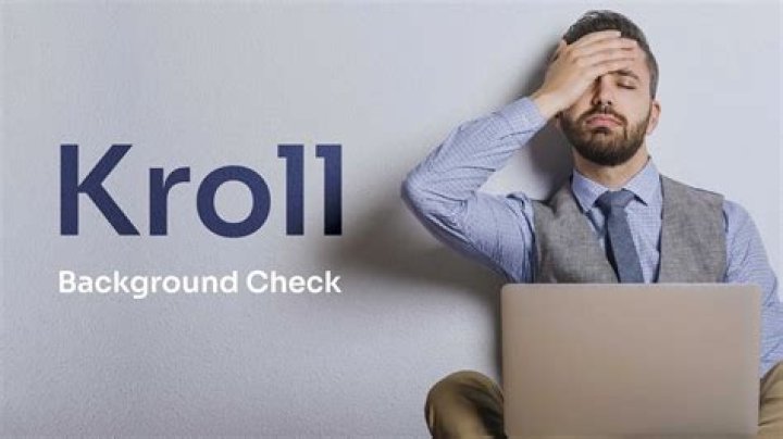 What does Kroll Background Check look for?