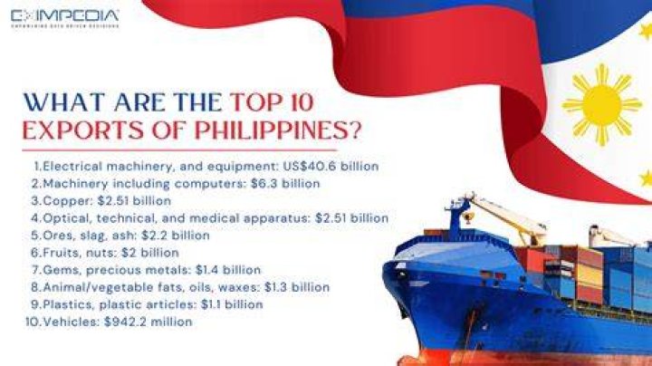 What does Philippines Import Export?