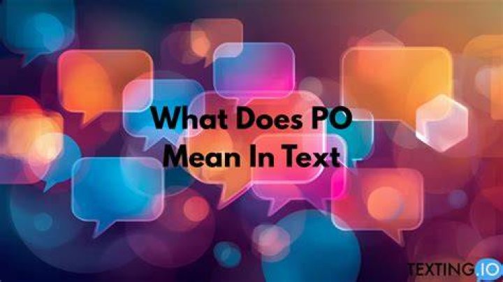 What does PO mean in contracting?