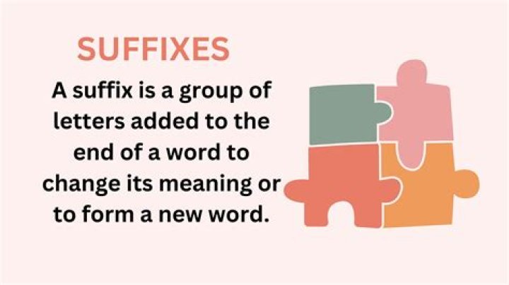 What does suffix mean for paperwork?