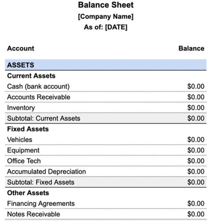 What does the balance sheet report?