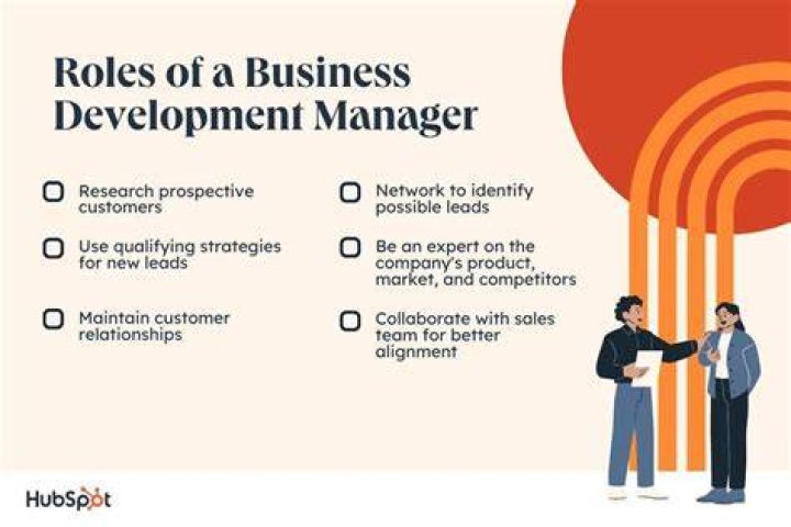What does the business development manager do?
