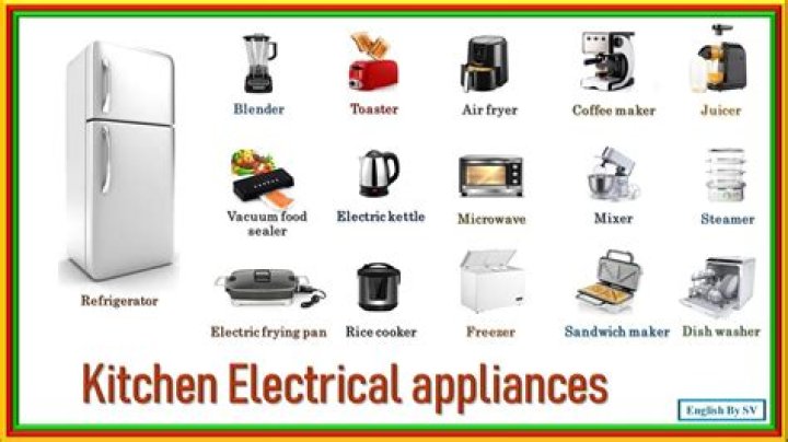 What electrical appliances did not exist in the old days?