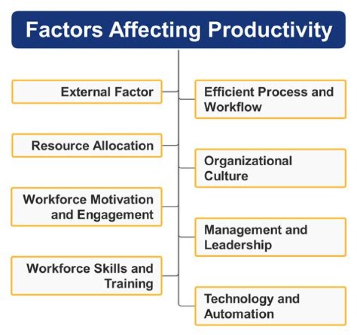 What factors can decrease productivity?