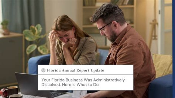 What happens when a business is administratively dissolved?
