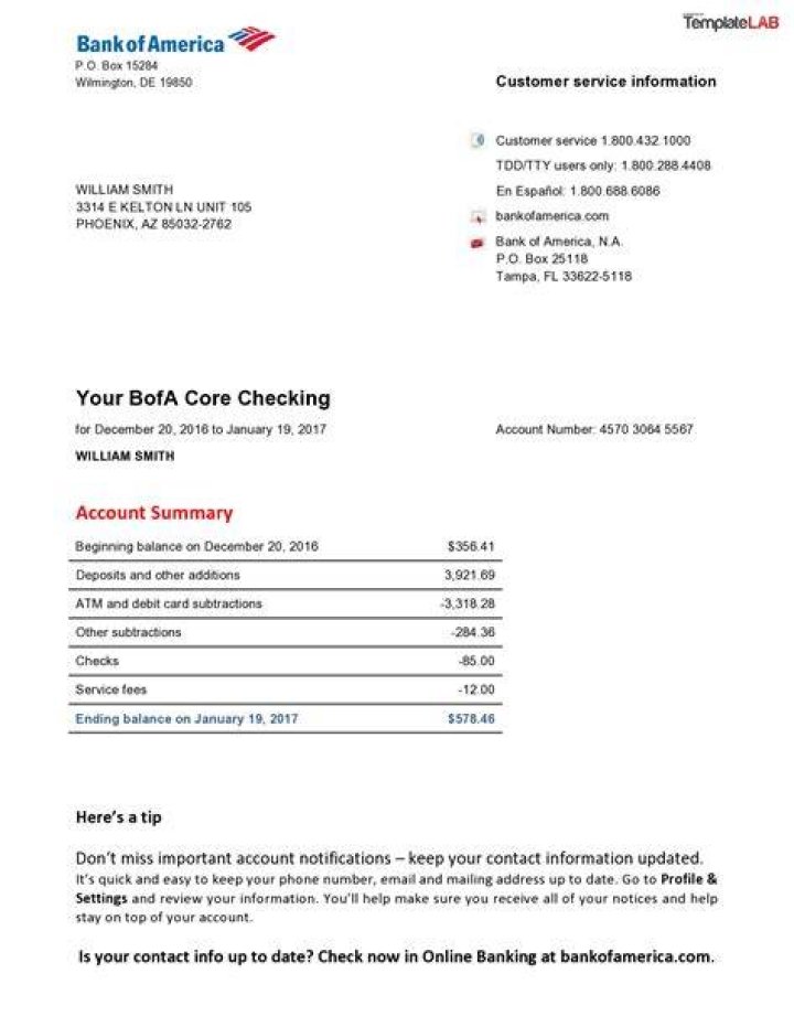 What industry does Bank of America operate in?