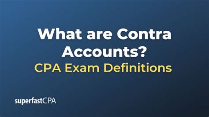 What is a contra posting?