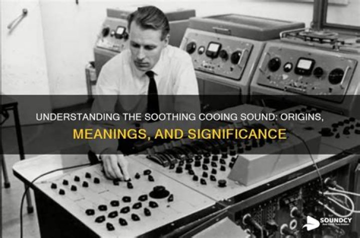 What is a cooing sound?