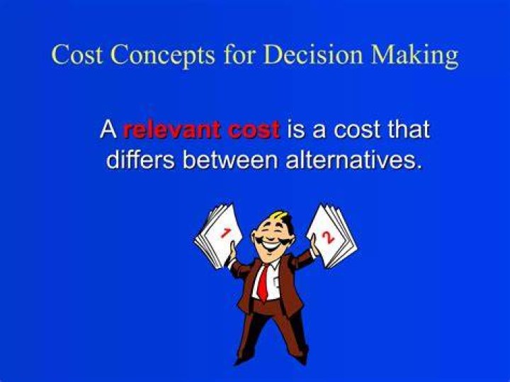 What is a cost that differs between alternatives in a decision?