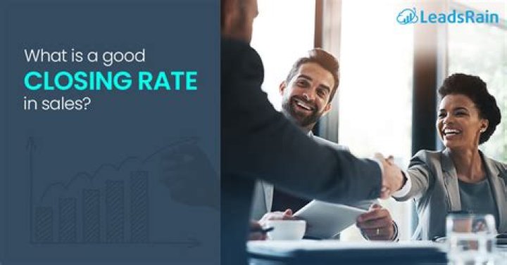 What is a good closing ratio in sales?