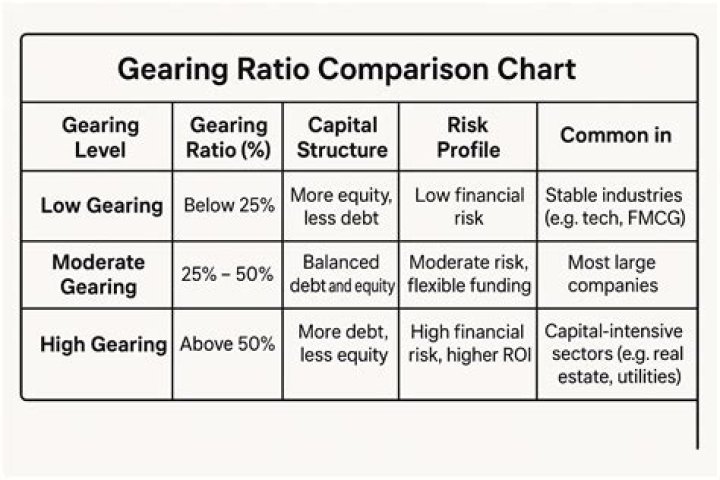 What is a good financial gearing ratio?