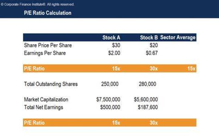 What is a good price to earnings ratio for a company?