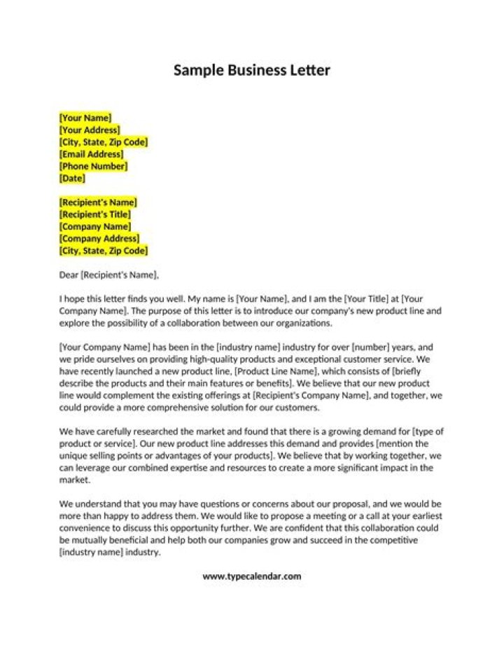 What is a personal business letter?