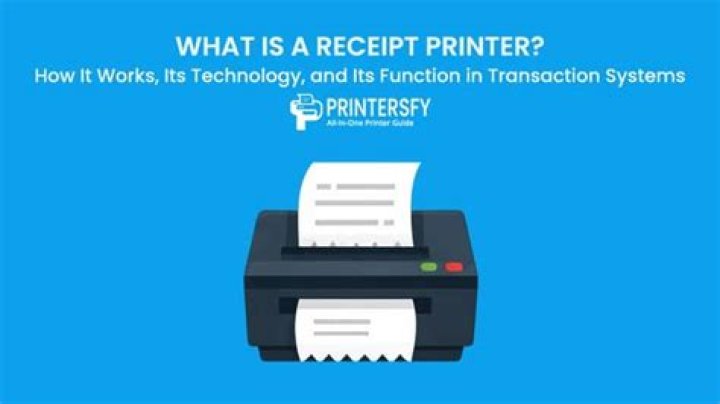 What is a receipt printer?