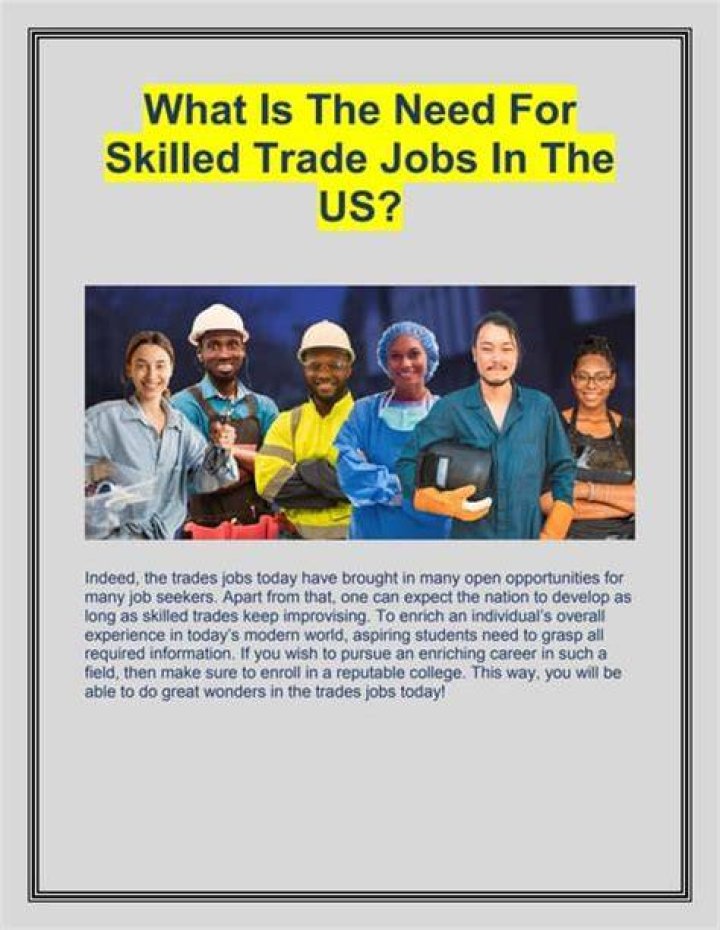 What is a skilled trade career?