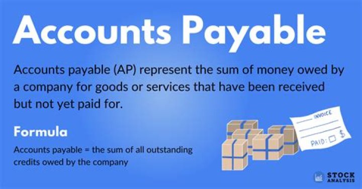 What is accounts payable amount?