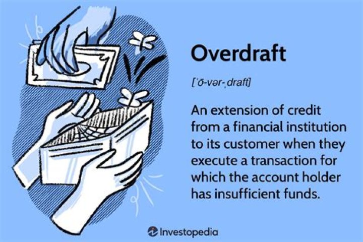 What is an example of overdraft?