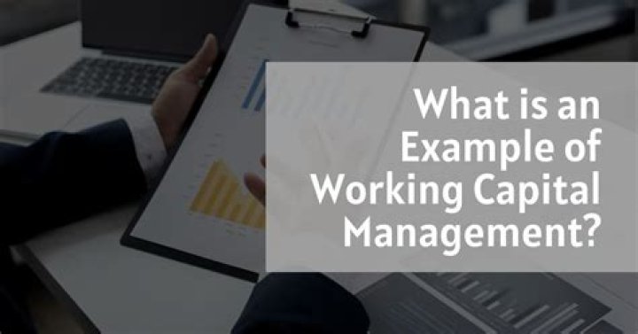 What is an example of working capital?
