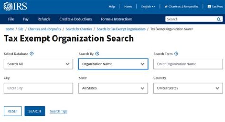 What is an IRS exempt organization?