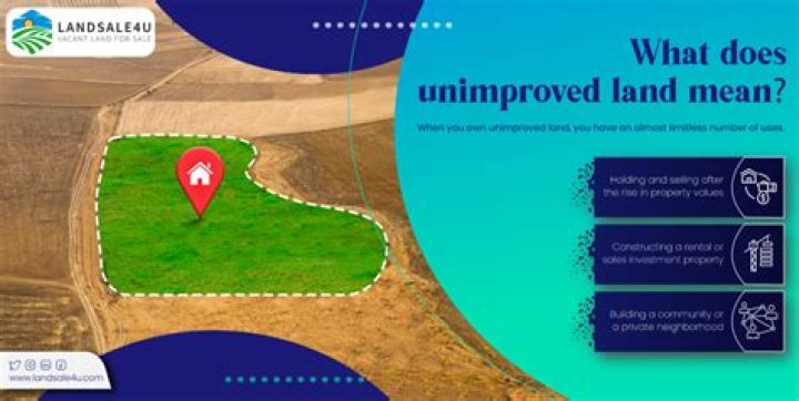 What is an unimproved tract of land?