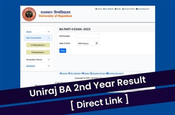 What is BA 2nd Year Result?