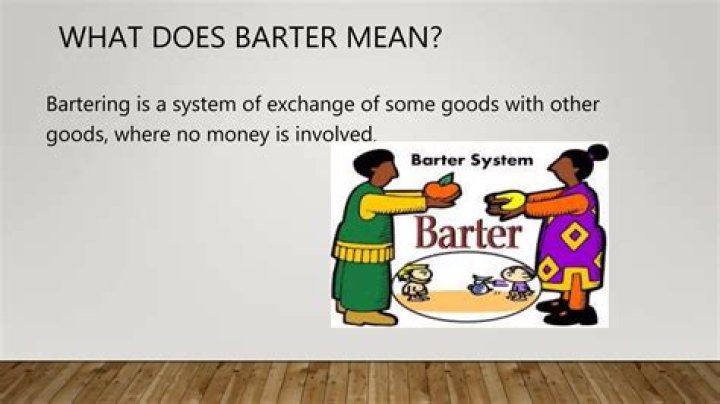 What is barter exchange?