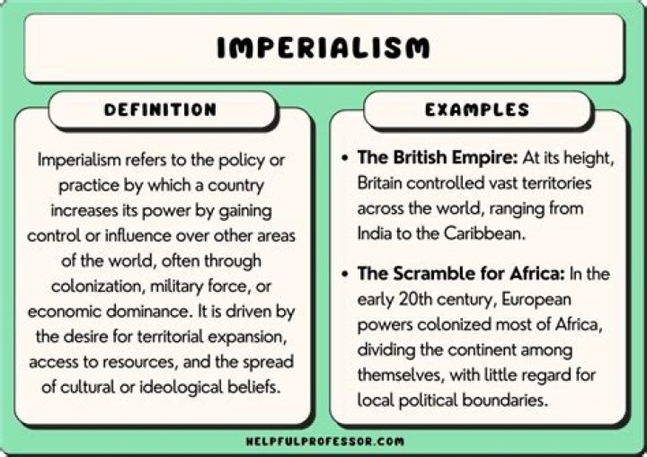 What is business imperialism definition?