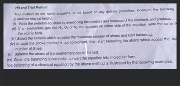 What is called hit and trial method?
