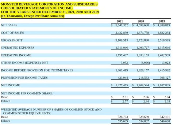 What is considered revenue on income statement?
