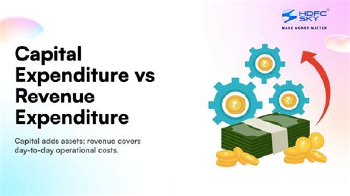 What is difference between revenue expenditure and capital expenditure?