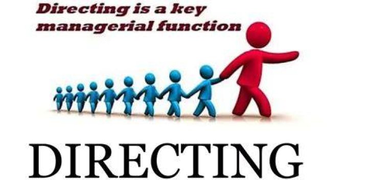 What is directing and motivating in management?