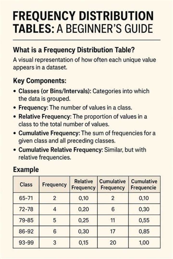What is frequency distribution explain with an example?