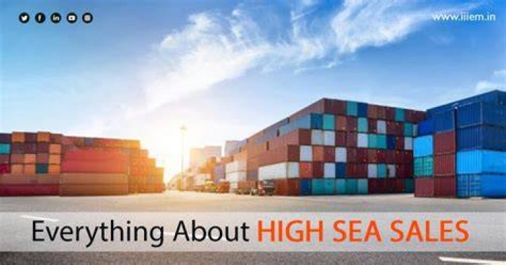 What is high sea sales in customs?
