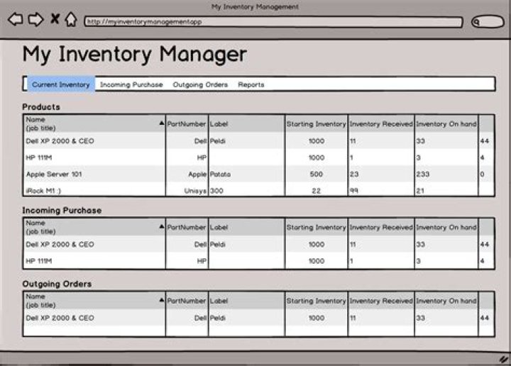 What is inventory management with example?