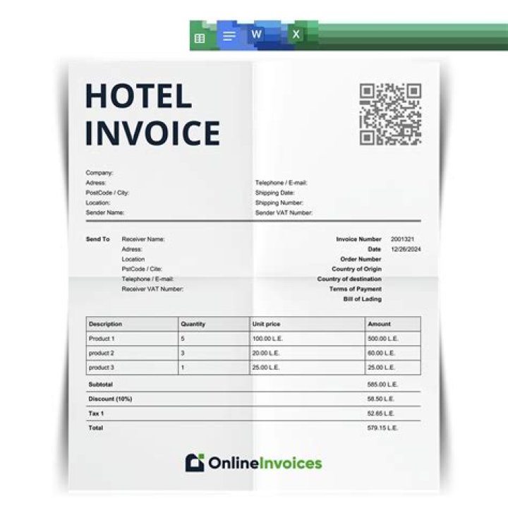 What is invoice slip?