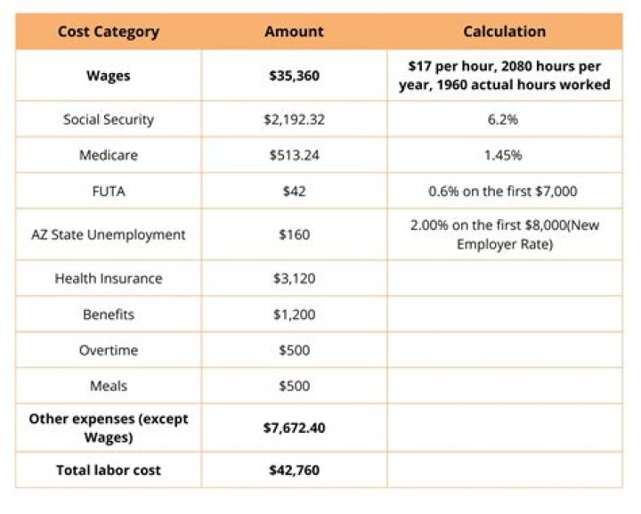 What is labor cost?