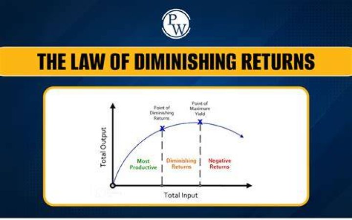 What is law of diminishing returns Class 11?
