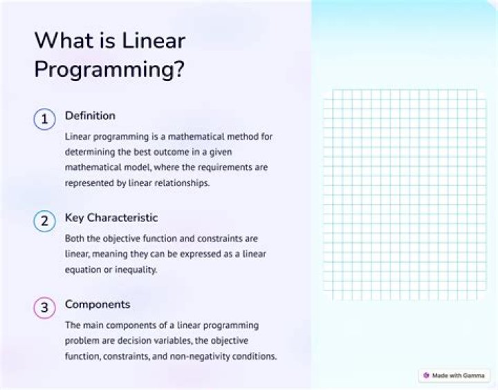 What is linear programming problem with example?