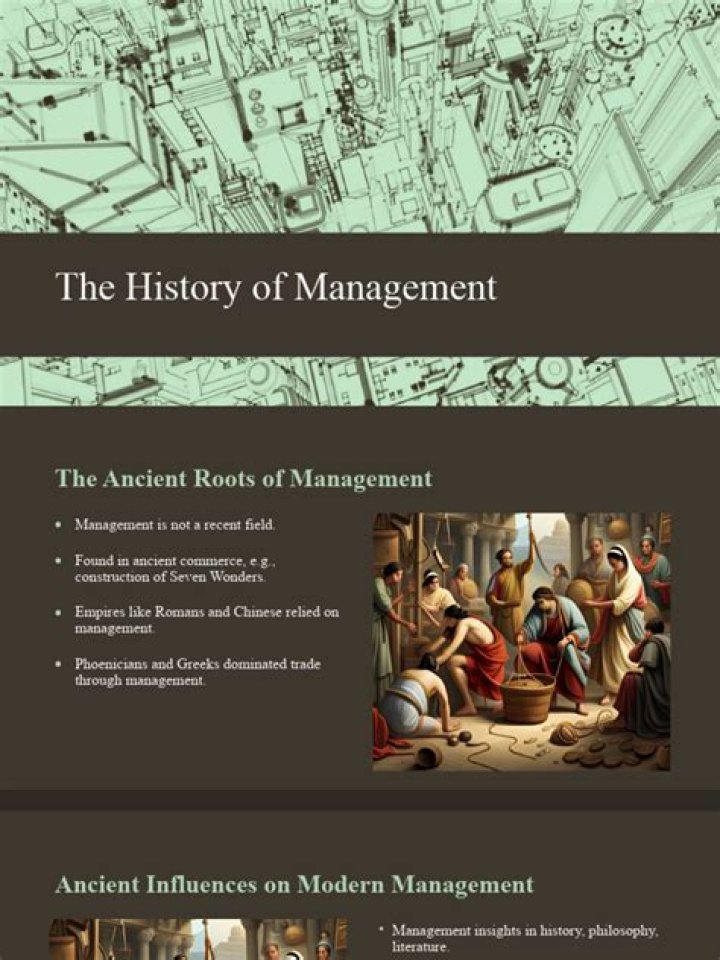 What is management and define the history of management?