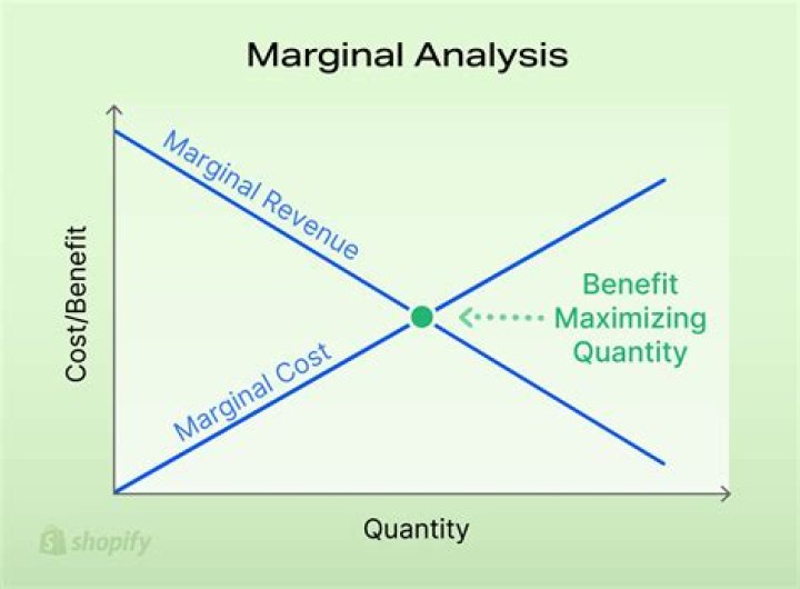 What is marginal analysis give an example?