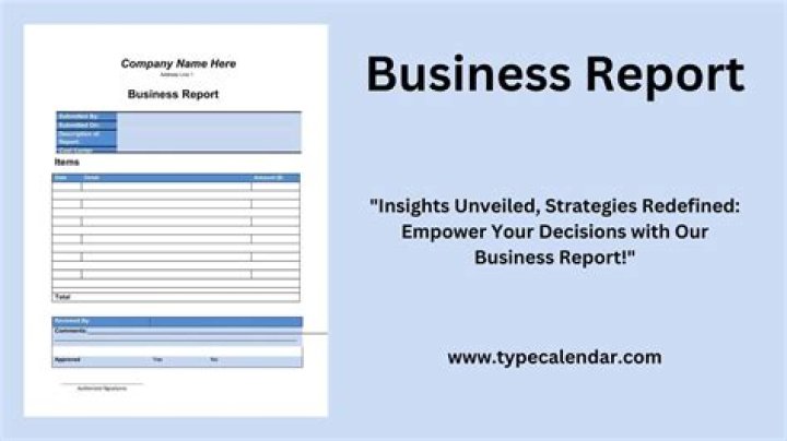 What is meant by business report writing?