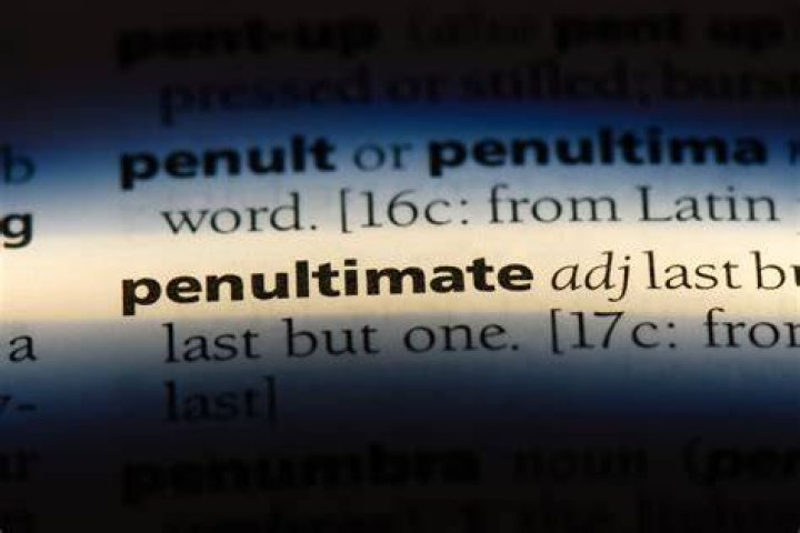 What is meant by penultimate certificate?