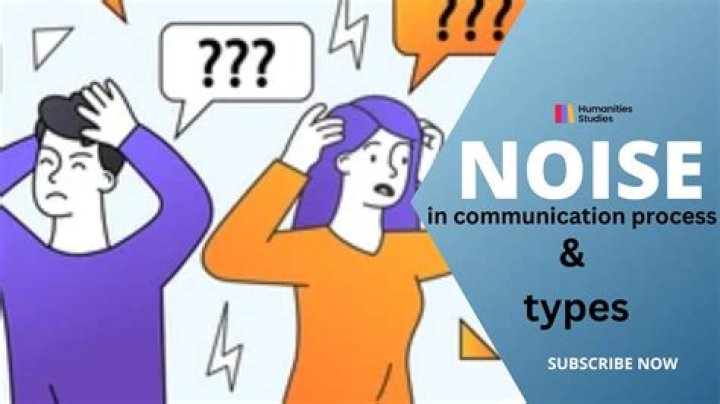 What is noise communication process?