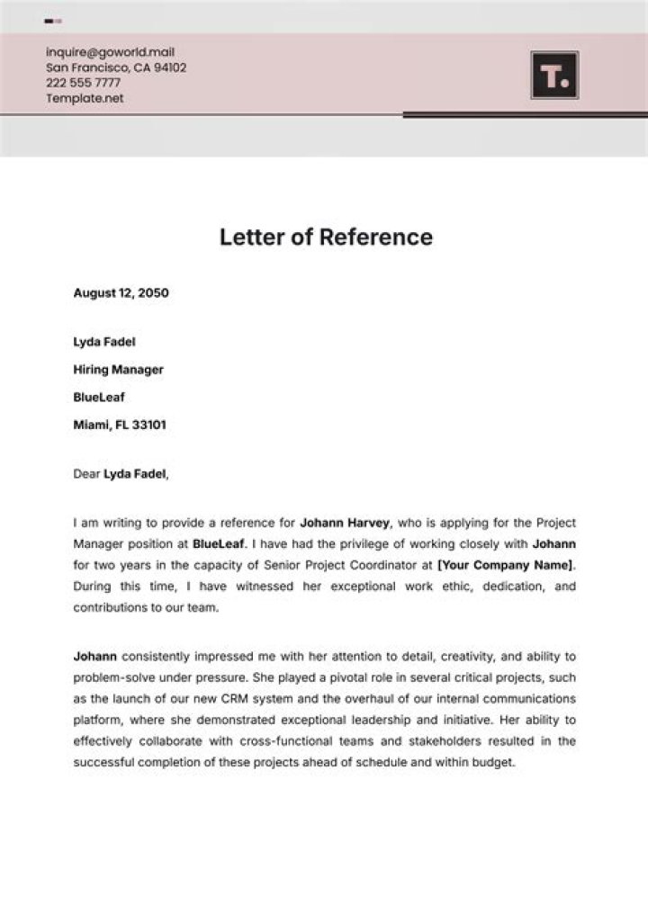 What is reference initials in a letter?