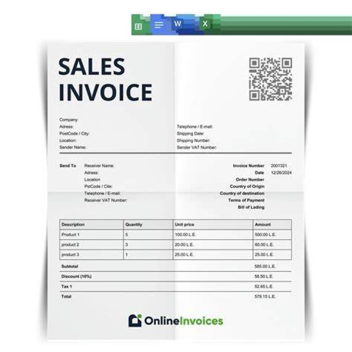 What is sales invoice used for?